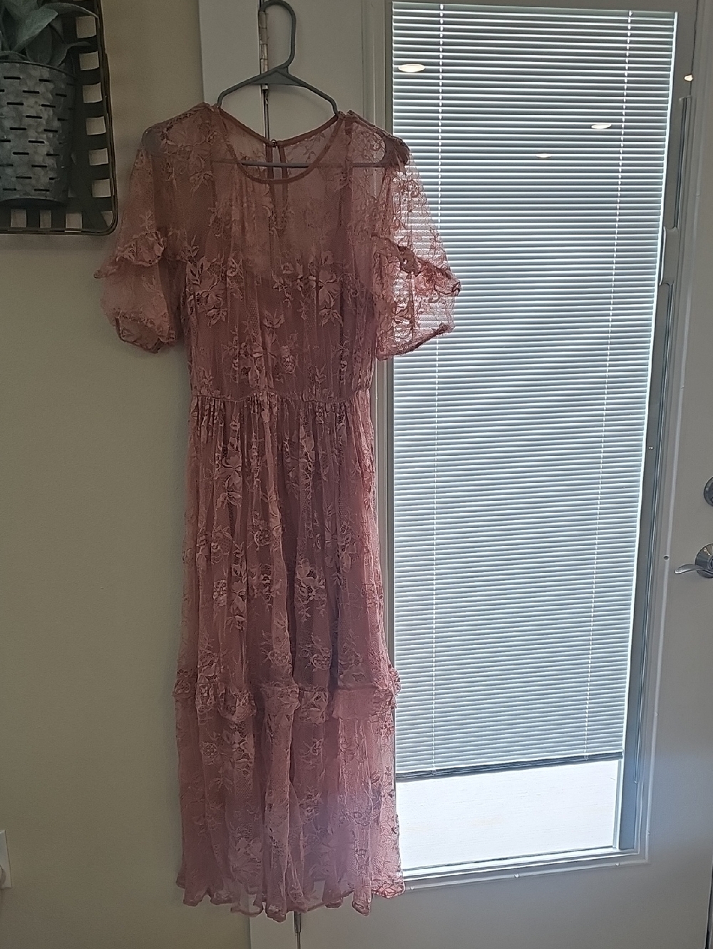 torrid Dusty Rose Lace Maxi Dress